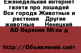 Еженедельная интернет - газета про лошадей - Все города Животные и растения » Другие животные   . Ненецкий АО,Верхняя Мгла д.